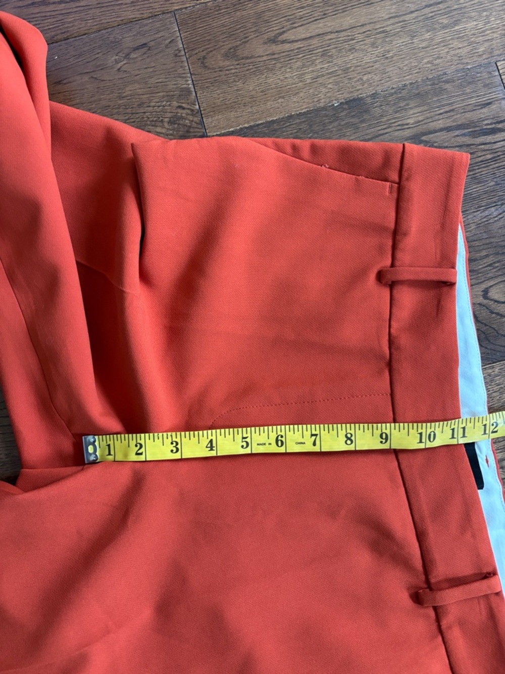 Talbots Hampshire Ankle Pant in vibrant rusty orange Size 12 dressy work pant - Picture 4 of 10